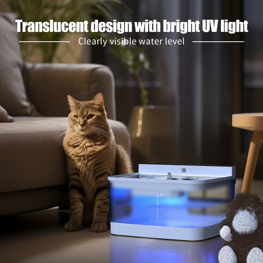 Pet Water Dispenser – Automatic Gravity Waterer for Cats & Dogs | Harmony Paw