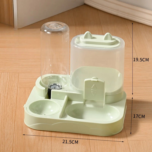 Pet feeder and water dispenser full set