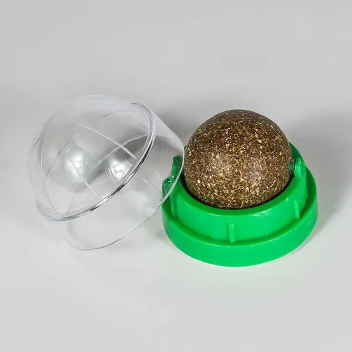 Catnip toy suction mount base