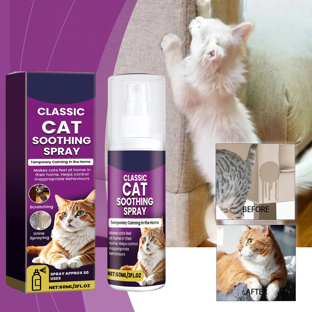 Pet calming spray for car travel