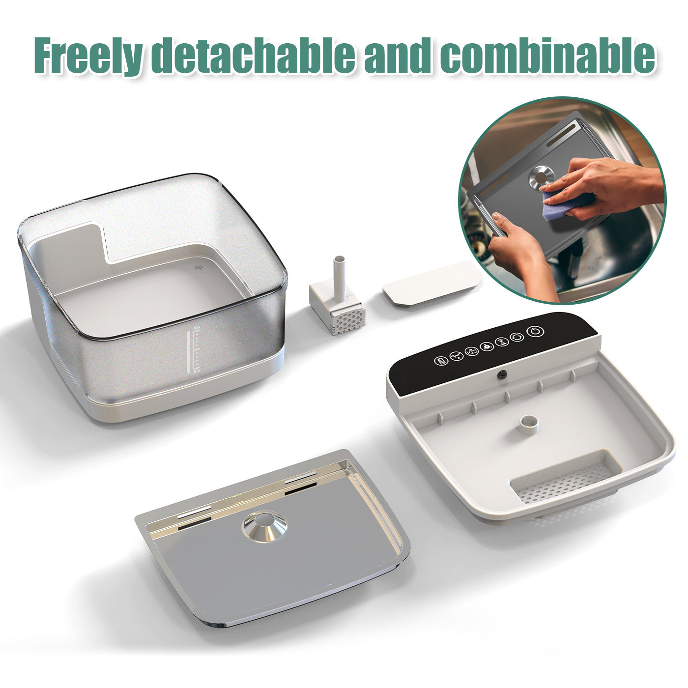 Pet Water Dispenser – Automatic Gravity Waterer for Cats & Dogs | Harmony Paw